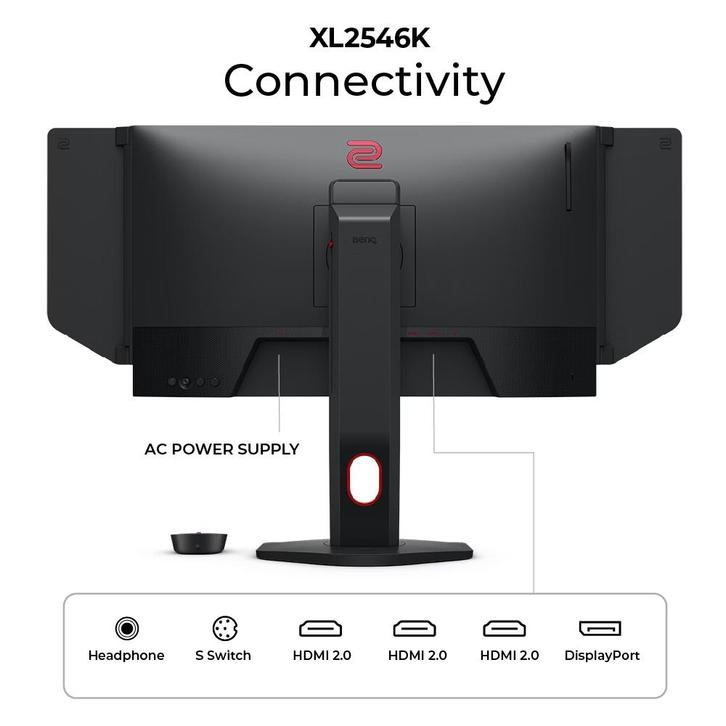 ZOWIE XL2546K TN 240 Hz 24,5" Esports-scherm, Computers en Software, Monitoren, Zo goed als nieuw, 201 Hz of meer, DisplayPort