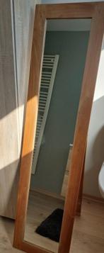 Spiegel teak - staander, Huis en Inrichting, Woonaccessoires | Spiegels, Ophalen, Minder dan 50 cm, Gebruikt, 150 tot 200 cm