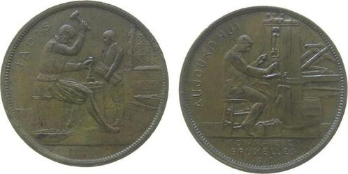 Token - Brussel Internationaal 1910, Postzegels en Munten, Penningen en Medailles, Ophalen of Verzenden