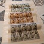 BELGIE F 407/409 scharnier cote 150,00 €, Verzenden