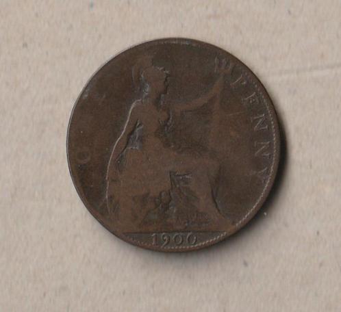 Royaume-Uni : 1 pièce de 1 penny (utilisée) (1900), Timbres & Monnaies, Monnaies | Europe | Monnaies non-euro, Monnaie en vrac