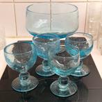 Biot - schaal en 4 glazen, Ophalen, Zo goed als nieuw