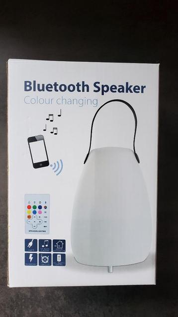 Draagbare bluetooth speaker met kleurverlichting
