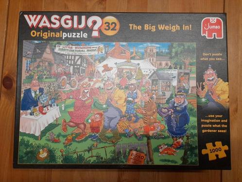 Puzzels wasgij 1000 stuks, Hobby en Vrije tijd, Denksport en Puzzels, Zo goed als nieuw, Legpuzzel, 500 t/m 1500 stukjes, Ophalen