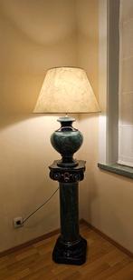 Porselein lamp met staander, Huis en Inrichting, Lampen | Vloerlampen, Ophalen, Zo goed als nieuw