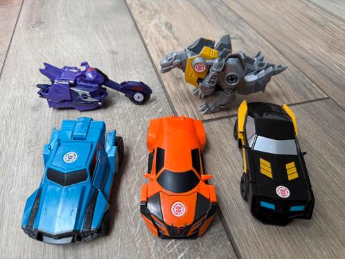 5 Transformers Robots in disguise One-Step Changers, Kinderen en Baby's, Speelgoed | Actiefiguren, Zo goed als nieuw, Ophalen