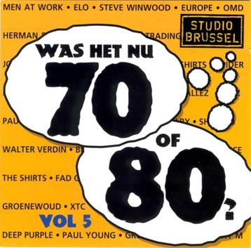 2161 - STUDIO BRUSSEL - WAS HET NU 70 OF 80 - VOL.5 - NIEUW beschikbaar voor biedingen