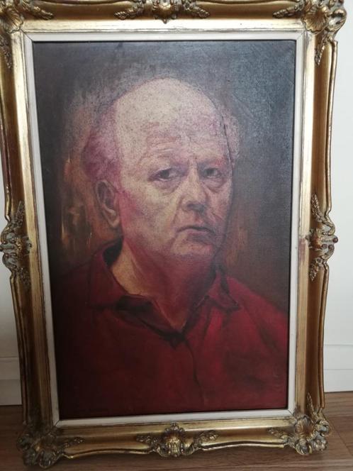 G Langie: 'Zelfportret', schilderij, Gentse kunstenaar, Antiek en Kunst, Kunst | Schilderijen | Klassiek, Ophalen of Verzenden