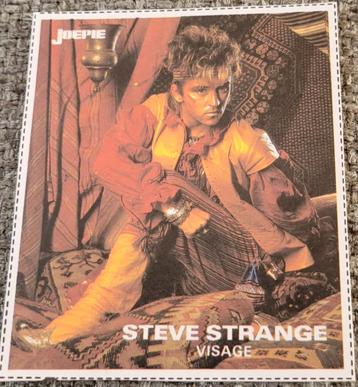 Oude sticker: Steve Strange - Visage (Joepie)