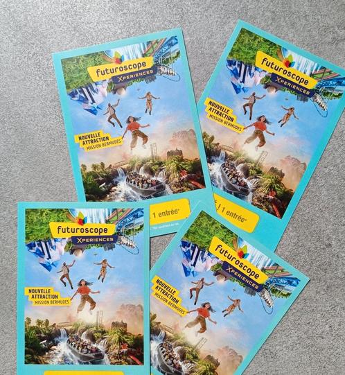 4 places Futuroscope, Tickets en Kaartjes, Recreatie | Pretparken en Attractieparken