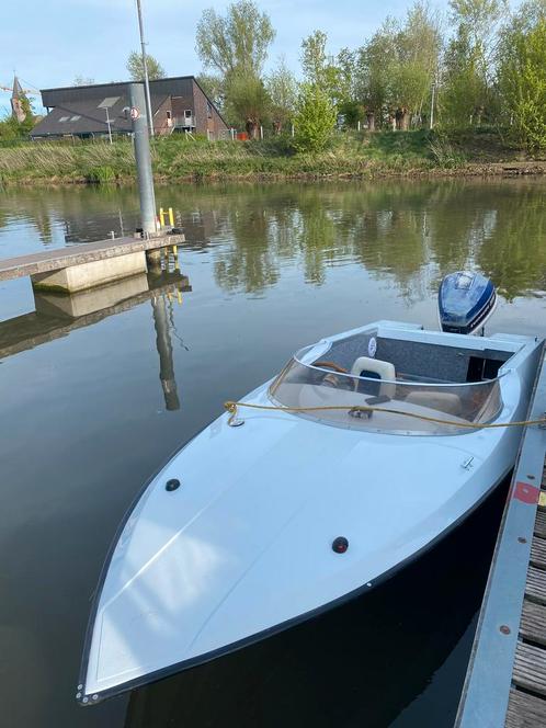 Piranha (Evinrude 115pk) inclusief trailer, Watersport en Boten, Speedboten, Gebruikt, Buitenboordmotor, Ophalen of Verzenden