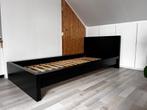 Eénpersoonsbed IKEA (MALM), Huis en Inrichting, Slaapkamer | Bedden, Ophalen, 90 cm, Eenpersoons, Zwart