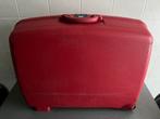 Rode valies Delsey, Ophalen, Hard kunststof, Zo goed als nieuw, 70 cm of meer
