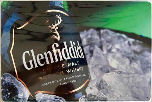 Reclamebord vintage Glenfiddich whisky - mancave poolhouse, Verzamelen, Merken en Reclamevoorwerpen, Nieuw, Reclamebord, Ophalen of Verzenden