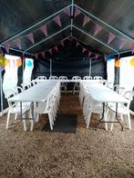 Partytent 4 op 8 grijs te huur 120per dag,reserveer tijdig, 2 mètres ou plus, 4 à 6 mètres, 8 mètres et plus, Tente de réception