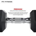 PH Fitness Hexa Dumbbells Set 2,5KG-30KG - Hexagon Dumbells, Sport en Fitness, Ophalen of Verzenden, Nieuw, Buik, Dumbbell