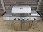 Gas bbq inox, Tuin en Terras, Gasbarbecues, Ophalen, Gebruikt