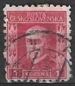 Tsjechoslowakije 1926/1928 - Yvert 219 - Tomas Masaryk (ST), Postzegels en Munten, Postzegels | Europa | Overig, Overige landen