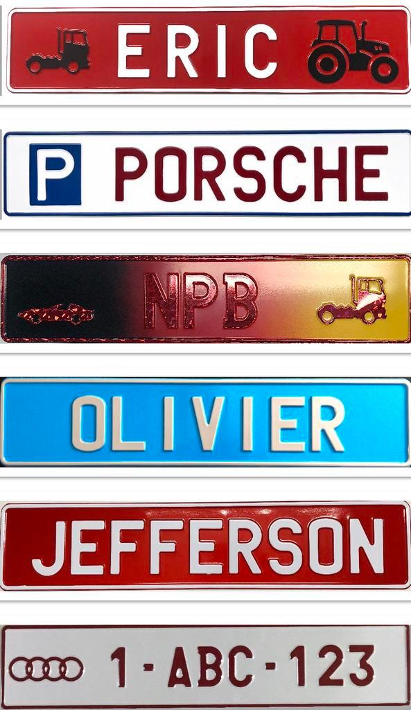 Decoratieve kentekenplaat, Auto diversen, Tuning en Styling, Ophalen of Verzenden