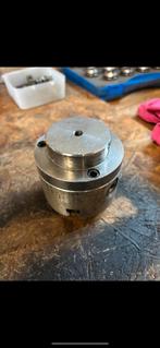 Mandrin bison 80mm, Doe-het-zelf en Bouw, Draaibanken, Ophalen, Zo goed als nieuw, Metaaldraaibank