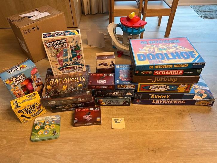 Bordspellen / Jeux de société, Hobby en Vrije tijd, Gezelschapsspellen | Bordspellen, Zo goed als nieuw, Een of twee spelers, Drie of vier spelers