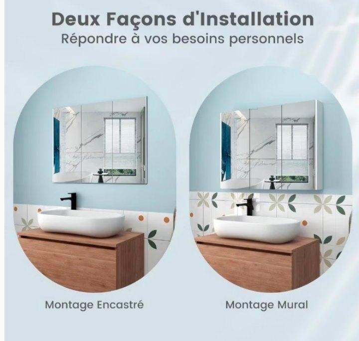 Armoire de Salle de Bain de qualité avec Grand Espace de Sto, Maison & Meubles, Salle de bain | Meubles de Salle de bain, Enlèvement ou Envoi