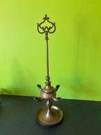 Koperen antieke olielamp, Antiek en Kunst, Ophalen
