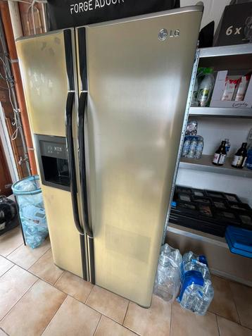 A DONNER | Frigo americain, Enlèvement, Utilisé, Avec compartiment congélateur