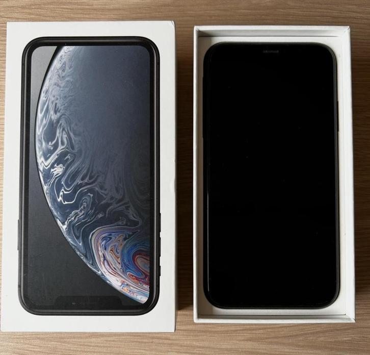 Iphone XR 64 GB zwart, Telecommunicatie, Mobiele telefoons | Apple iPhone, Zo goed als nieuw, 64 GB, Zonder abonnement, Zonder simlock