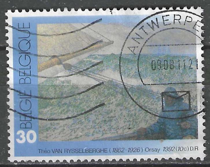 Belgie 1992 - Yvert/OBP 2464 - Theo Van Rysselberge (ST), Postzegels en Munten, Postzegels | Europa | België, Gestempeld, Kunst