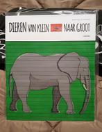Kartonboek: Dieren van klein naar groot, Ophalen of Verzenden, Nieuw, Bernadette Gervais
