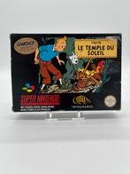Tintin Et Le Temple Du Soleil Super Nintendo SNES Game, Avontuur en Actie, Gebruikt, 1 speler, Eén computer