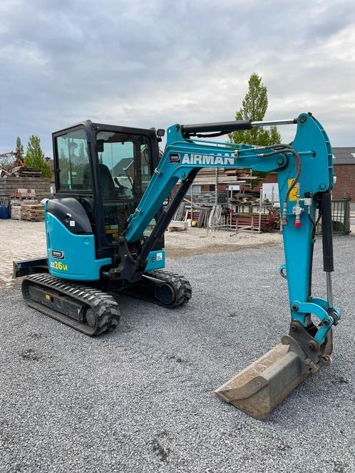minigraver: Airman AX26U-7  , Zakelijke goederen, Machines en Bouw | Kranen en Graafmachines, Graafmachine, Ophalen