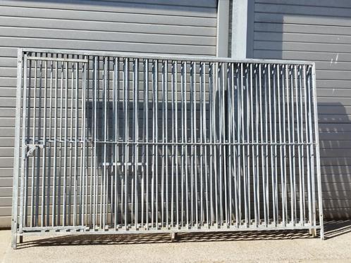 Gegalvaniseerde hondenren - hondenkennel - 300 cm en 200 cm, Dieren en Toebehoren, Hondenhokken, Gebruikt, Hondenhok, 100 cm of meer