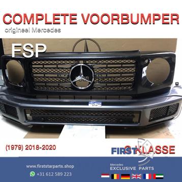 W463 G KLASSE AMG VOORBUMPER + GRIL ORIGINEEL Mercedes 2018-
