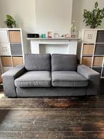 Grijze 2-zit zetel, Huis en Inrichting, Zetels | Zetels, Ophalen, Landelijk modern, 150 tot 200 cm, 75 tot 100 cm