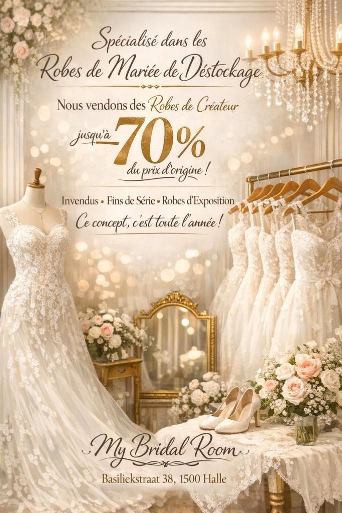 Déstockage robes de mariée robe à partir de 499€, Vêtements | Femmes, Vêtements de mariage & Accessoires de mariage, Neuf, Robe de mariée