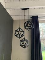 Mooie smeedijzeren hanglamp met 3 modules, Comme neuf, Enlèvement ou Envoi, Métal