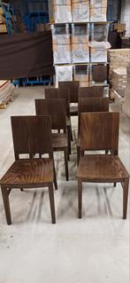 Lot houten stoelen +- 70 stuks, Zo goed als nieuw, Ophalen