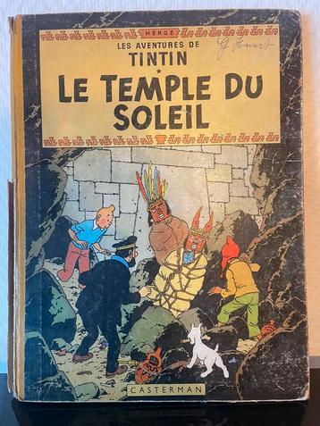 Tintin et le temple du soleil ( 1 ere édition 1949 ) beschikbaar voor biedingen