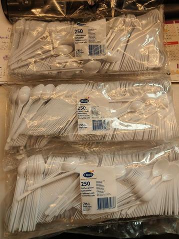 810 plastic koffielepels, Huis en Inrichting, Keuken | Bestek, Kunststof, Nieuw, Ophalen of Verzenden, Vaatwasserbestendig