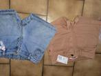 short jeansshort NIEUW +1 gratis, Kinderen en Baby's, Kinderkleding | Maat 164, Ophalen of Verzenden, Nieuw, Meisje, Broek