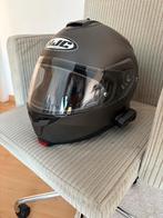 Hjc systeem helm met geluidinstalatie en pinlock, Motoren, Accessoires | Overige, Ophalen of Verzenden, Gebruikt