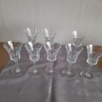 8 kristallen glazen Val Saint Lambert., Enlèvement