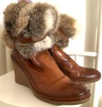 Laarzen met sleehak (plus 9 cm), Manas, 39, Manas, Gedragen, Bruin