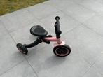 Driewieler en loopfiets roze, Ophalen, Zo goed als nieuw