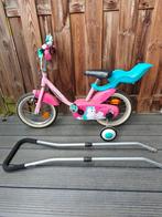 Kinderfiets meisje decathlon 14 inch, Fietsen en Brommers, Gebruikt, Ophalen