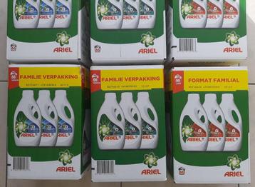 Ariel lessives liquides 22 lavages - 3 sortes, Enlèvement ou Envoi, Produit de nettoyage