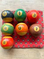 boule de billard ancienne lot de 7, Ophalen of Verzenden