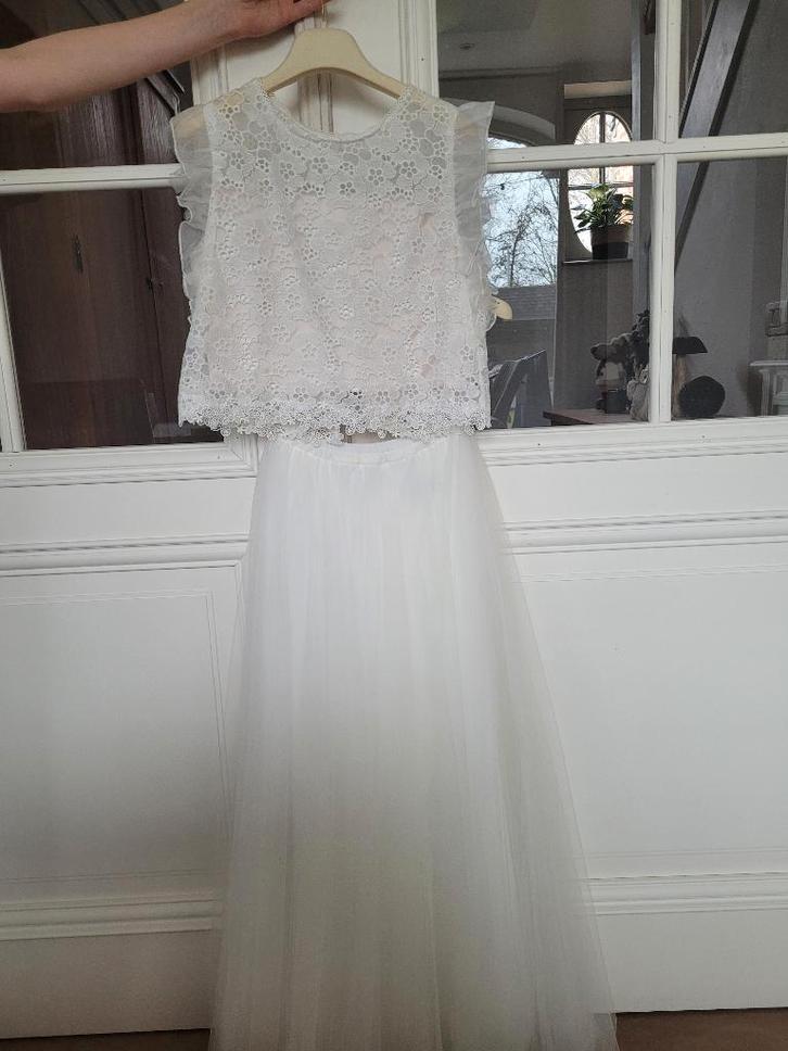 Communie oufit Linea Raffaelli kids 12 jaar, Kinderen en Baby's, Kinderkleding | Maat 158, Zo goed als nieuw, Meisje, Jurk of Rok